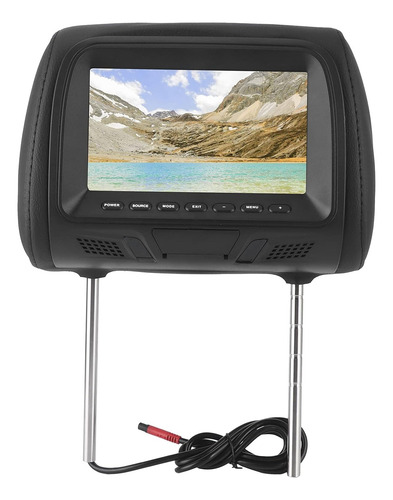 Reposacabezas Reproductor Dvd Vídeos Mp5 Usb Pantalla 7puLG