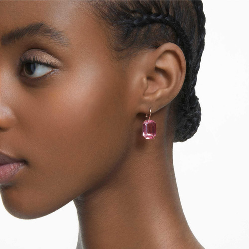 Pendientes Swaro Millenia, Cristal De Talla Octogonal,
