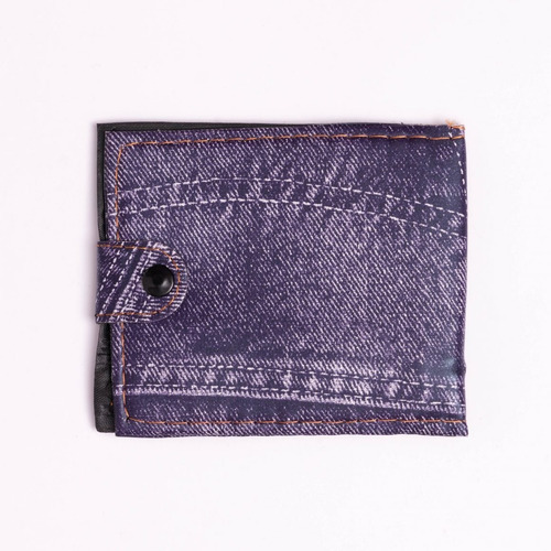 Billetera Juvenil Diseño Jeans /runn