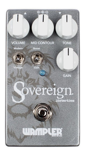 Pedal Wampler Sovereign Distortion V2 C/ Nf-e & Garantia 