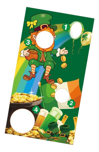 Toss Game Banner Themed Banner Photo Prop Juego Ropa Verde
