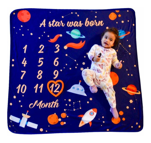 Nool Baby Products Baby Monthly Milestone Blanket Whear...