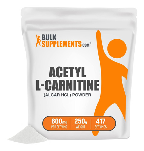 Suplemento Acetil L-carnitina Pura Bulksupplements (alcar) .