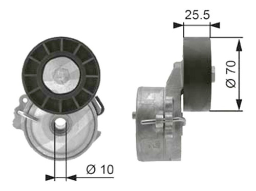 Tensor Correa Alternador Suzuki Gran Nomade Motor 2.0 Diesel