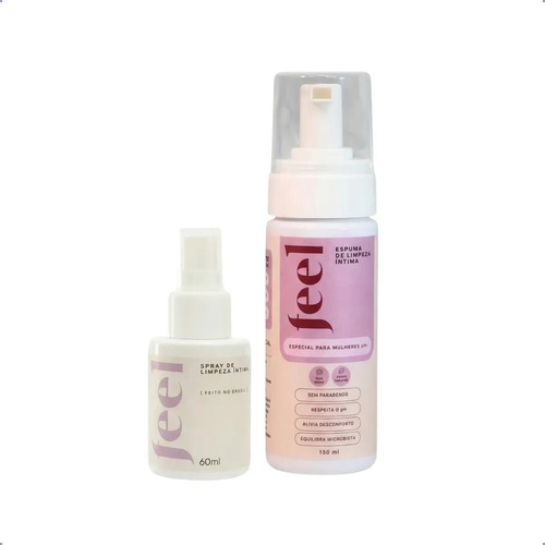 Spray E Espuma Íntima Menopausa Hidratante Ph Neutro 150ml