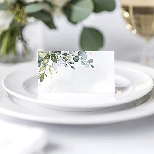 Bliss Collections Tarjetas Verdes De Acuarela Para Bodas O F