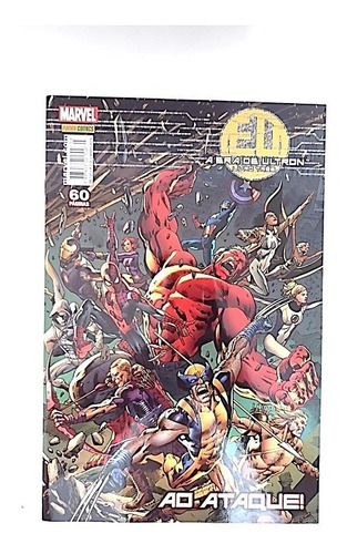 Hq Marvel A Era De Ultron Livro Três Ao Ataque  Panini