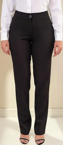 Calça Social Feminina Oxford Com Elastano - Pronta Entrega ...