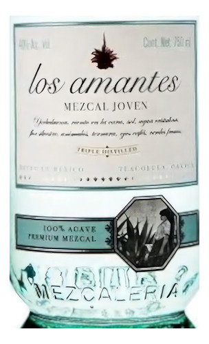 Paquete De 3 Mezcal Los Amantes Joven 750 Ml