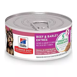 Puppy Small And Mini Wet Dog Food, Beef & Barley Entré...