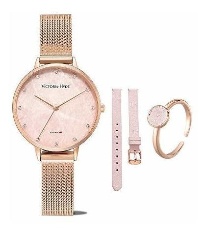 Relojes De Mujer Con Banda De Malla De Acero Inoxidable Relo