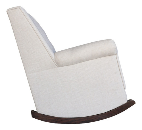 Sillón Mecedora De Lactancia Divano Arena Color Nogal