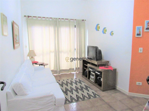 Imagem 2 de 15 de Apartamento À Venda Na Praia Das Astúrias, 02 Dormitórios, Com Sacada E Garagem - Ap0429