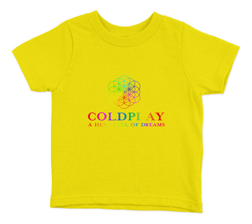 Polera Niños Coldplay Full Dreams Musica 100% Algodón Wiwi