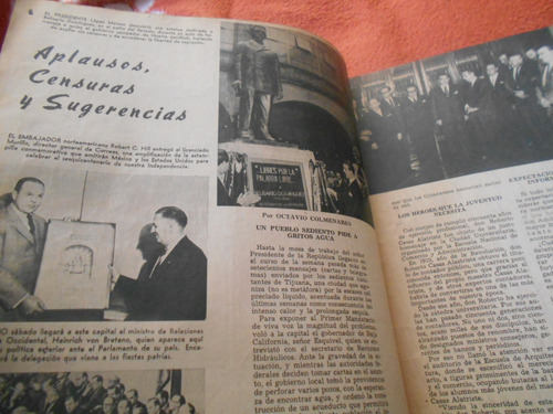 Revista Jueves Presidente Mexico Adolfo Lopez Mateos 60s