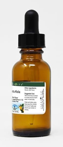 Terravita Extracto Líquido Gotu Kola Menta 1oz X3