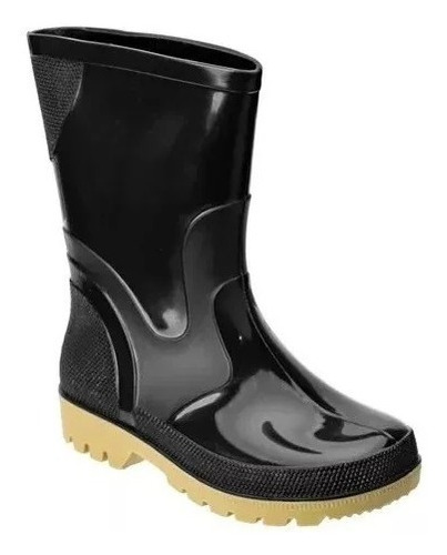 Bota De Hule Para Lluvia Trabajo Vinyl Niño Antiderrapante