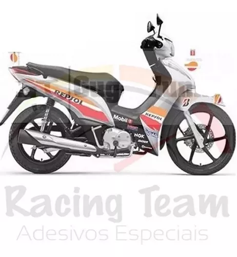 Kit Adesivo Personalizado Moto Honda Biz 100 Ca14090