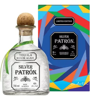 Tequila Patron Silver 700ml 40% Edição Limitada + Copo+ Nf.