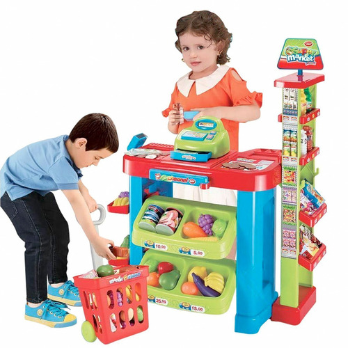 Set Juego Supermercado Piezas, Juguete Niña, Regalo