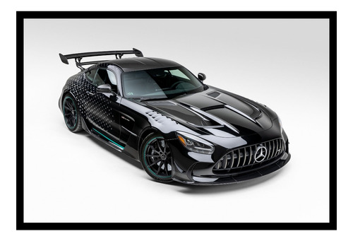 Mercedes Benz Amg Gt V8 2022 Cuadro Enmarcado 45x30cm