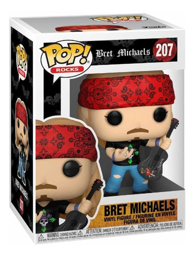 Funko Pop! Bret Michael  207  Pop! Rock   (no Chase)