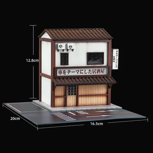 Z Diorama 1/64 Car Garage Model Com Lights Collection