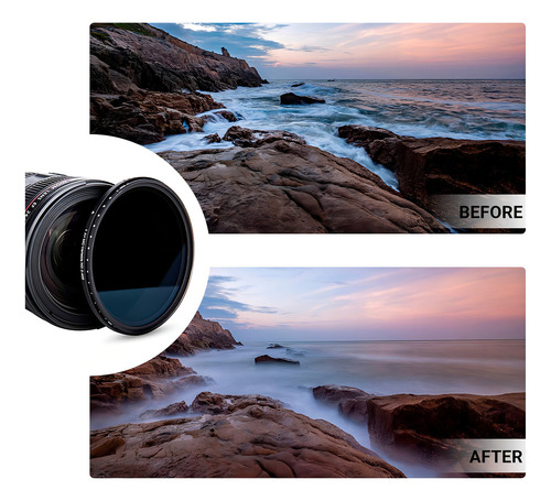Filtro Nd Variavel Densidade Neutra Greika 49mm 2 A 400