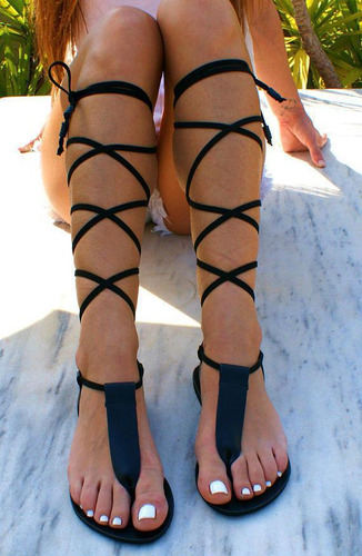 Sandalias De Playa Con Correa En El Tobillo Para Mujer De Ta