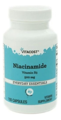 Niacinamida B3 500 Mg 100 Caps