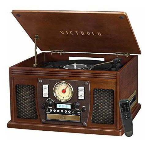 Victrola Navigator 8 En 1 Reproductor Clásico De Discos Blu