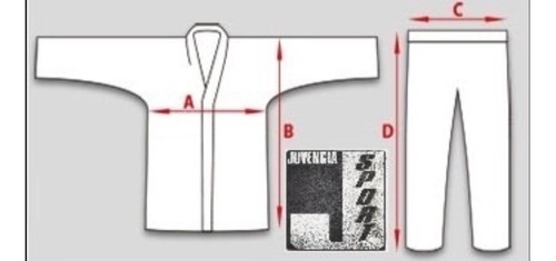 Imagen 4 de 5 de Traje Karate Dobok Karategui Kimono Artes Marciales T2