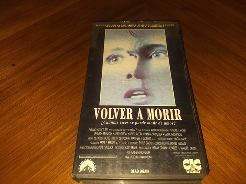 Volver A Morir Vhs Andy García Emma Thompson Kenneth Branagh