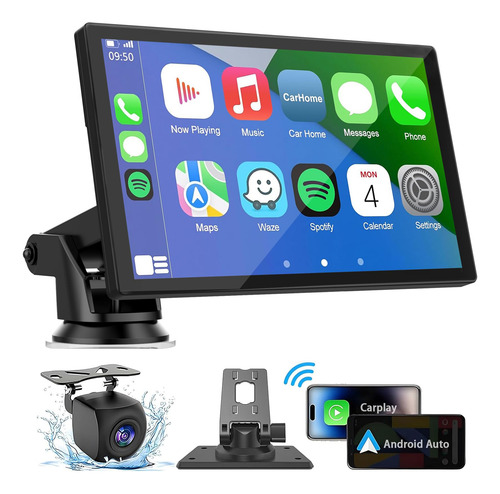 Pantalla Inalámbrica Carplay 7 Pulgadas Táctil Hd Para Auto