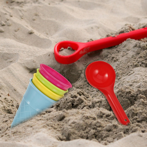 5 Piezas De Juguetes De Playa Para Niños, Arena Junto Al Mar