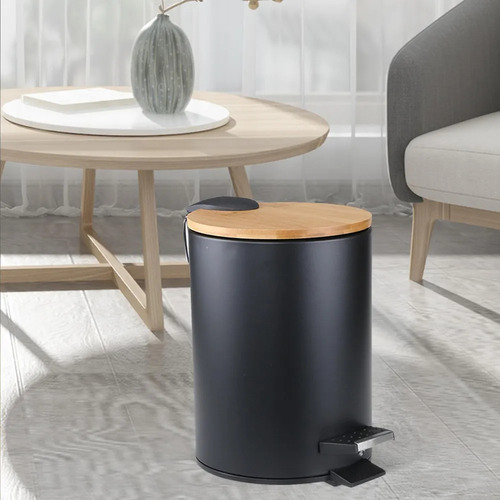 Wuchuang Para Bote De Basura De Madera Con Tapa Plegable