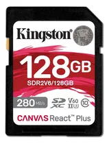 Comprar Tarjeta de memoria Kingston Sd Xc 128 GB 280 MB\u002Fs V60 SDR2 v6\u002F128 GB