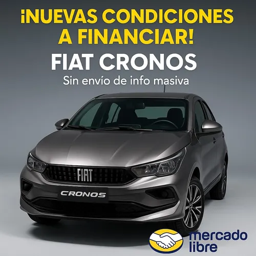Fiat Cronos Financiado Con O Sin Anticipo,consultanos Men)