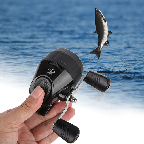 Spin Reel Portable Cast Fishing Slingshot Tiro Ao Ar Livre