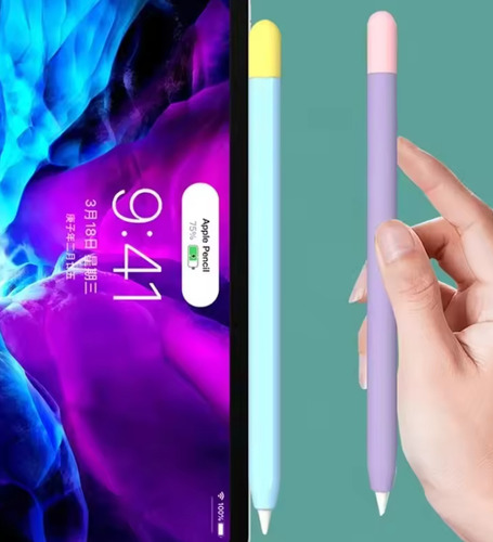 Funda Silicona Mlb Para Apple Pencil 1ra Gen Negro Oem