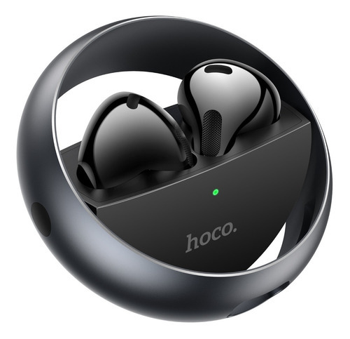 Hoco Tws Auriculares Inalámbricos Bluetooth 5.3 Con Anillo Color Metal gray