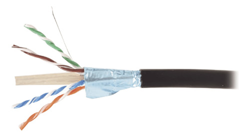 Cable Cat 6a F Utp Para Exteriores 4 Pares 23 Awg