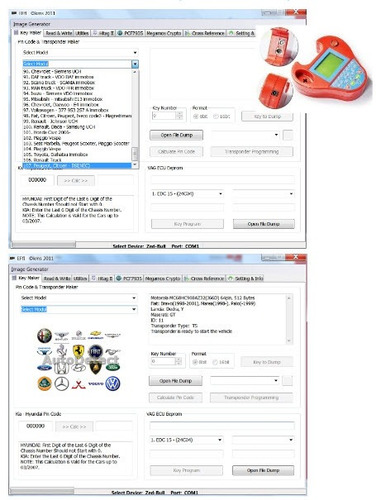 Mini Zed Bull Programador De Llaves Transponders Codificador