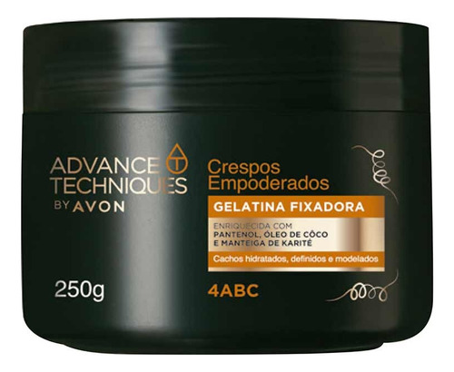Gelatina Fixadora P Cabelos Crespos Avon Advance Techniques