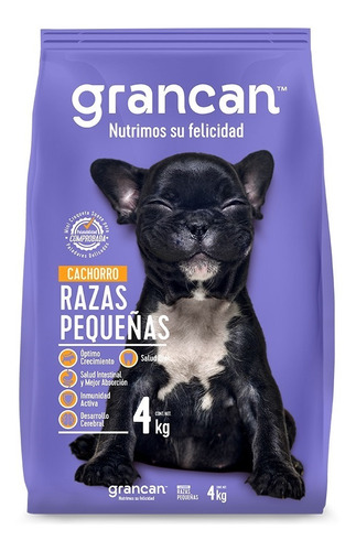 Croqueta Grancan Cachorro Para Razas Pequeñas 4 Kg