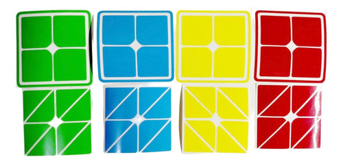 Cubo Rubik Stickers 2x2x2 Ruben King