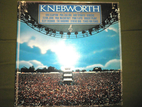 Disco Doble En Vinyl 12'' Importado De Knebworth Live (1990)