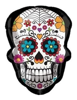 Imagen 2 de 2 de Kit Decoración Fiesta Catrina Día Muertos 12 Personas