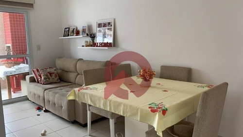 Imagem 4 de 11 de Apartamento Com 1 Dormitório À Venda, 52 M² Por R$ 270.000,00 - Canto Do Forte - Praia Grande/sp - Ap3350