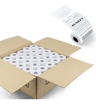 Comprar 50 Rollos Papel Térmico Blanco Impresion Insumos 80mm X 80mm